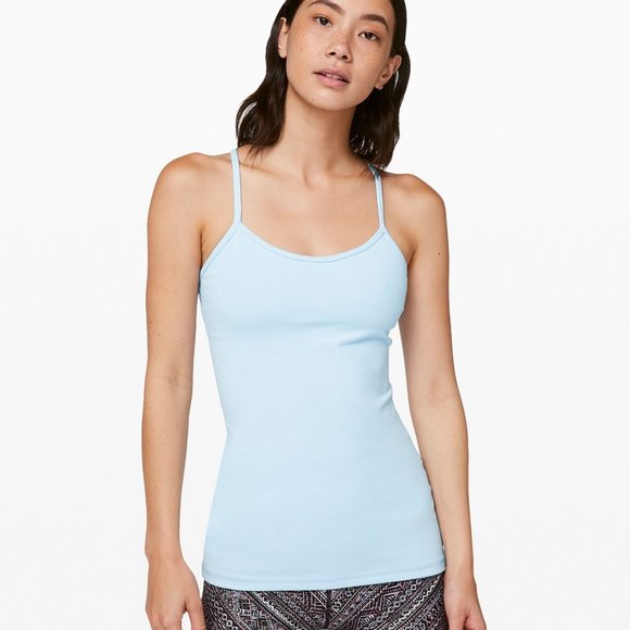 Lululemon Light Blue Power Y Tank - Picture 1 of 2